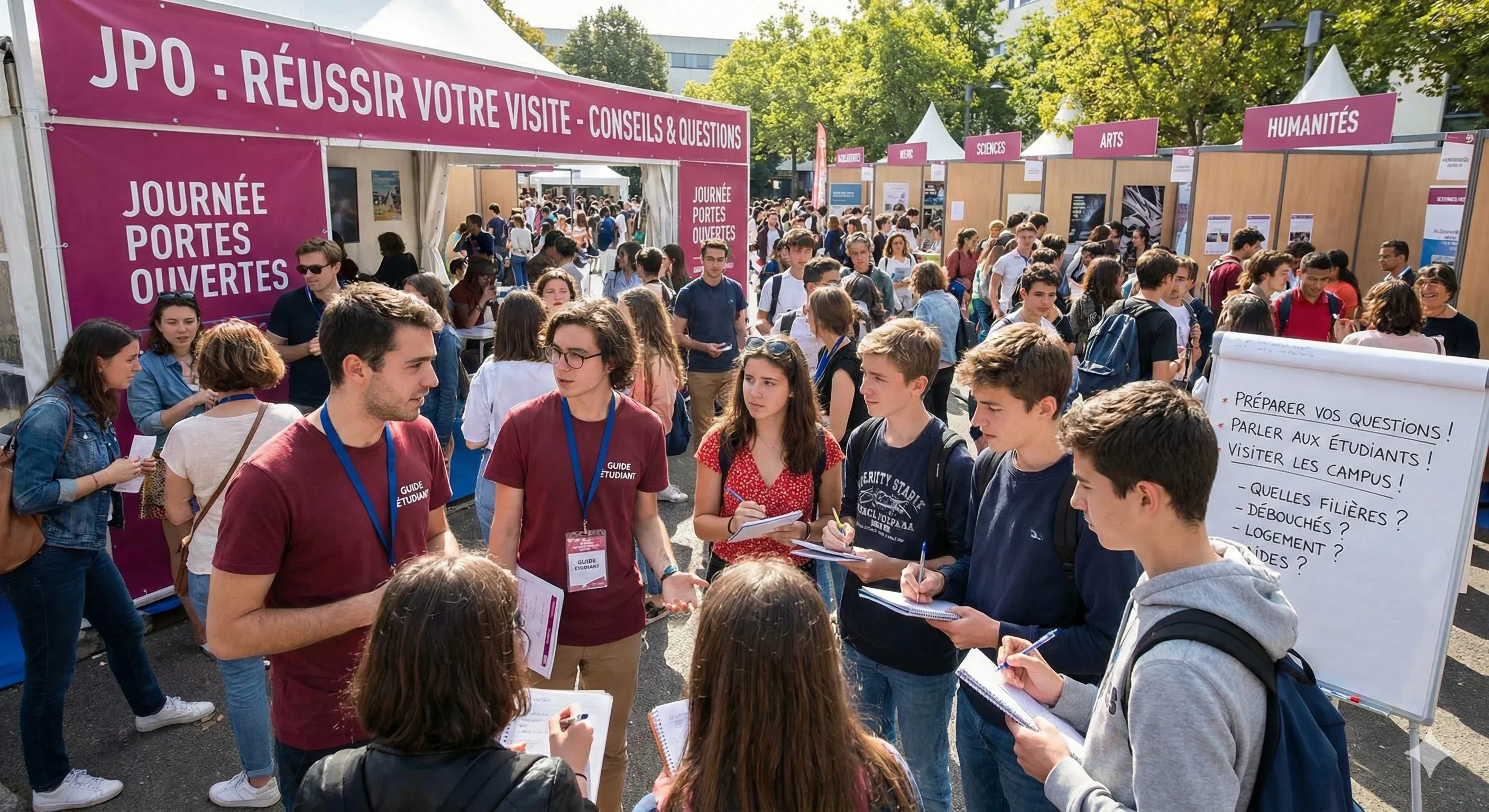 JPO : les conseils et questions à poser pour réussir votre visite